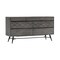 Armen Living Makena 6 Drawer Dresser in Gray Acacia Wood LCMKDRTG - alternate 2